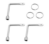 Clave Triangular De 3 Partes Y Anillo De Llave De 3 Partes, Tecla De Triángulo Anti-Rominación, Adecuada Para Gabinetes De Control Eléctrico Y Válvulas De Medidor De Agua.