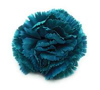 Claveles Flores Flamencas Típicas Andaluzas Adorno Pelo Mujer Baile Flamenco Flor Flamenca Clavel Cabello Feria de Abril y Romerías, Turquesa Ø9cm