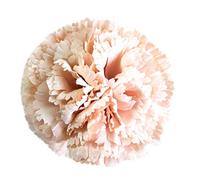 Claveles Flores Flamencas Típicas Andaluzas Adorno Pelo Mujer Baile Flamenco Flor Flamenca Clavel Cabello Feria de Abril y Romerías, Crema Ø9cm