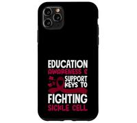 Claves de Apoyo a la Conciencia educativa para Combatir Las células falciformes Carcasa para iPhone 11 Pro MAX