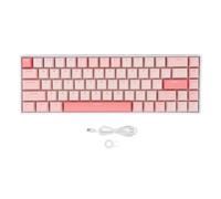 Clavier, 68 Touches Modes D'éclairage Multiples RGB Connexion Filaire USB Clavier Mecanique pour les Affaires de Jeu