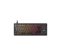 Corsair K70 Core TKL RGB Teclado de Juego mecánico sin Llave - Interruptores lineales MLX Red v2 prelubricados - Doble Capa de atenuación del Sonido - Tapones de Llave ABS - AZERTY FR - Negro