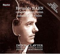 Clavier - Hahn, Reynaldo : Concerto pour Violon, Sonate pour Violon