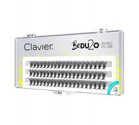 Clavier Pestañas artificiales en mechones BeDu2o Double Volumen | Pestañas en un mechón | Diferentes longitudes de 8 a 14 mm | Ultravolumen, para un look perfecto (9 mm)