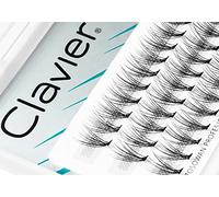 Clavier Pestañas postizas en mechones B-Curl | 10 pestañas en un mechón | Diferentes longitudes de 6 a 14 mm | Aspecto natural para un efecto multidimensional (9-10-11 mm)