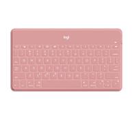 Clavier Sans Fil - LOGITECH - Keys-To-Go - AZERTY - Bluetooth - 180g - Rose Blush