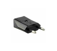 CLAVIJA 10 A. BIPOLAR NEGRA - Conexión eléctrica bipolar, capacidad de 10 amperios, color negro, diseño compacto y duradero.