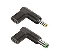 Clavija adaptador corriente portátil NGS BUD-D 2 unidades USB-C ángulo recto Dell