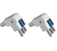 Clavija bipolar 25A 250V para cocina, ideal para electrodomésticos y dispositivos de alta potencia. (Paquete de 2)