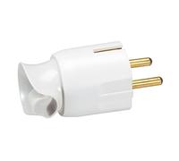Clavija bipolar 2P+T 16A rotativa movil blanca (Legrand 050172)