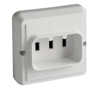 Clavija bipolar para cocina 25A 250V, ideal para electrodomésticos y dispositivos de alta potencia.