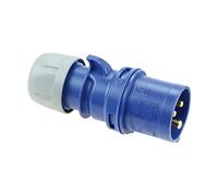 CLAVIJA CETAC 2 P+T AZUL 16A RETRACTILADO SOLERA