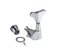 Clavija de afinación de graves, cabeza de máquina abierta de repuesto para bajo eléctrico de 4 cuerdas, mano derecha y izquierda, clavijas de afinación de graves 4 cuerdas