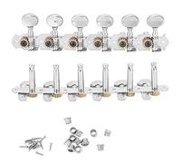 Clavija de Afinación de Guitarra, 6+6 Claves de Afinación de Guitarra Cabezales de Máquina de Aleación de Zinc Sintonizadores Abiertos para Guitarra de 12 Cuerdas