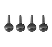 Clavija de Afinación de Violín, 4 Piezas Madera Fina Portátil Negra, Reemplazo para Violín, Accesorio Ideal para Músicos Profesionales Estudiantes y Aficionados en Estudio o Concierto
