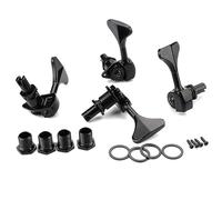 Clavija de afinador de bajo eléctrico, 4 cuerdas, perillas de cabeza de máquina, clavijas de afinación de engranaje abierto para guitarra eléctrica, afinador de bajo eléctrico