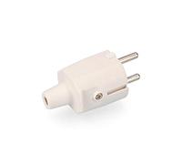 Clavija de goma 10/16A 250V T/TL IP44 4,8mm, ideal para conexiones seguras en exteriores y ambientes húmedos.