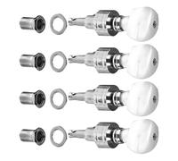 Clavija de Máquina de Banjo 4 Piezas Plata Metal Ha106