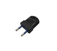 Clavija Europea Bipolar 10A 4mm 250V, Pack de 2 Unidades, Ideal para Conexiones eléctricas seguras y eficientes en hogares y oficinas.