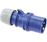 Clavija industrial IEC 60309 2P+T IP44 230V - Conector azul 16A / 32A para uso industrial (32A)