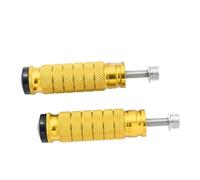 Clavija Pie Motocicleta 1 Par De Reposapiés Traseros Aluminio CNC Para Motocicleta, Pedales Universales Para Con Juego Trasero Rosca M8