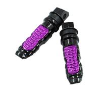 Clavija Pie Motocicleta Pedales De Clavijas Traseras Para Pasajero Motocicleta Reposapiés Para Patinete Modificación Pedal Para 2 Unids/set Orificio 8MM Aluminio