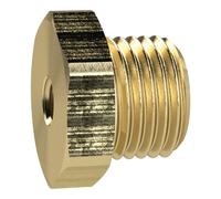 Clavija reductora, versión corta, M14 x 1,5 a, M10 x 1,0 i, SW 17, latón, presión de trabajo máx. 25 bares, temperatura de funcionamiento Máx. 150 °C.