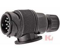 Hella Conector 8JA 005 951-001 – 12V, 13 polos, contacto roscado