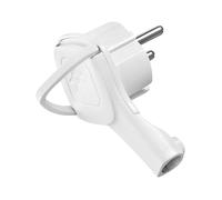 Clavija Transmutable 10/16 A Blanca - Conexión eléctrica versátil para equipos electrónicos y uso doméstico.