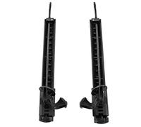 Clavijas ajustables para kayak, pedales de nailon resistentes para kayak con control de timón para dirección de dirección, kayak, canoa, accesorios para barcos de pesca, negro, 54