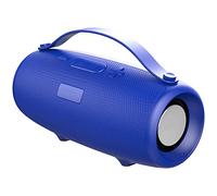 Clavijas Altavoces Tarjeta de Altavoz Bluetooth portátil para Interiores TF Alta con Sonido Colorido HiFi FM Etc. Soporte de Calidad de Luces para Fiestas AUX Altavoces Piano (Blue, One Size)