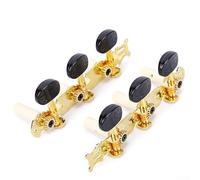 Clavijas de afinación cromadas para guitarra acústica folclórica clásica de 3 L, cabezales de máquina para un rendimiento duradero (estilo 1)