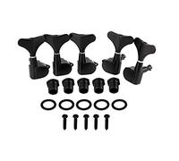Clavijas de afinación de bajo para guitarra de 5 cuerdas selladas 2L3R, color negro