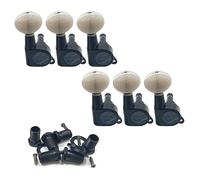 Clavijas de afinación de cuerda de guitarra completamente cerradas, cabezales de máquina de afinación de guitarra para guitarras eléctricas acústicas, fáciles de usar, llaves de afinación de guitarra,