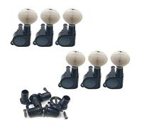 Clavijas de afinación de cuerda de guitarra completamente cerradas, cabezales de máquina de afinación de guitarra para guitarras eléctricas acústicas, fáciles de usar, llaves de afinación de guitarra,