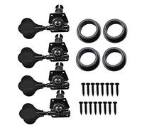 Clavijas de afinación de Cuerdas Bajas 4R Sintonizadores de máquina de aleación de Zinc para Guitarra Baja de 4 Cuerdas Accesorios de Juego