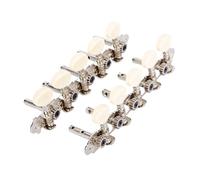 Clavijas de afinación de cuerdas de guitarra profe Perillas De Afinación De Guitarra Folk Totalmente Cerradas/abiertas, Accesorios De Guitarra De Metal Cromado(19)