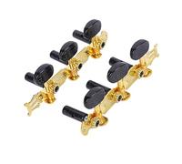 Clavijas de afinación de cuerdas de guitarra profe Perillas De Afinación De Guitarra Folk Totalmente Cerradas/abiertas, Accesorios De Guitarra De Metal Cromado(3)