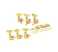 Clavijas de afinación de guitarra (6 derechas + 6 izquierdas) 1:21, cuerdas de bloqueo selladas, clavijas de afinación de guitarra eléctrica. Juego de clavijas de afinación de guitarra eléctrica