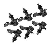 Clavijas de Afinación de Guitarra, Accesorios de Piezas de Guitarra Afinadores de Bloqueo de Guitarra Calidad Estable para Amantes de la Música para(Tres seis palos izquierdos y tres derechos)