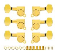 Clavijas De Afinación De Guitarra Clavijas Afinación Guitarra | Afinadores de guitarra sellados de tamaño completo 15:1 - 6 uds 6L 6R 3L3R(3L3R Gold)