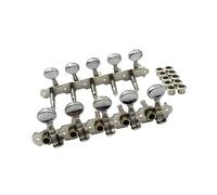 Clavijas De Afinación De Guitarra Clavijero Cuadrado De Doble Agujero De 12 Cuerdas Clavijas De Afinación De Guitarra Afinador De Mandolina Abierto(10String Type C)