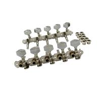 Clavijas De Afinación De Guitarra Clavijero Cuadrado De Doble Agujero De 12 Cuerdas Clavijas De Afinación De Guitarra Afinador De Mandolina Abierto(10String Type A)