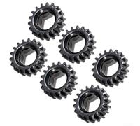 Clavijas de afinación de guitarra doradas con engranajes de agujero hexagonal, paquete de 6 relaciones de engranajes 1:18, estabilidad de afinación de precisión, piezas de repuesto para guitarras