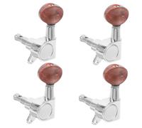 Clavijas de Afinación de Guitarra Metálicas, Juego 1 Set y Flamenca | Compatibilidad, Instalación Sencilla, Entonación Precisa, Color Plata, para Guitarristas y Músicos Aficionados