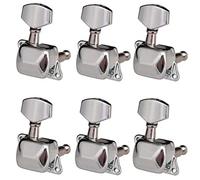 Clavijas de AfinacióN de Guitarra Semicerrada 6R, Sintonizadores, Cabezal de MáQuina, Pieza de Guitarra EléCtrica, Reemplazo, Accesorios para Instrumentos Musicales
