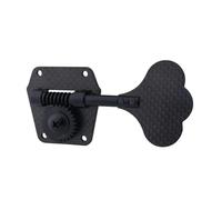 Clavijas De Afinación De Guitarra Sintonizador De Bajo Con Relación De Engranaje 1:28 Accesorio Para Instrumento De Fibra De Carbono Con Parte Trasera Abierta(1BK R)