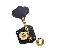 Clavijas De Afinación De Guitarra Sintonizador De Bajo Con Relación De Engranaje 1:28 Accesorio Para Instrumento De Fibra De Carbono Con Parte Trasera Abierta(1GD R)