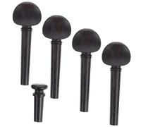 Clavijas de Afinación de Violín 4/4 de Ébano Negro, 1 Set