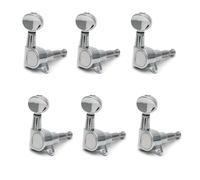 Clavijas de afinación en línea for guitarra cromadas doradas, afinadores, clavijas de máquina for guitarra eléctrica estilo ST y TL.(CR 6R)